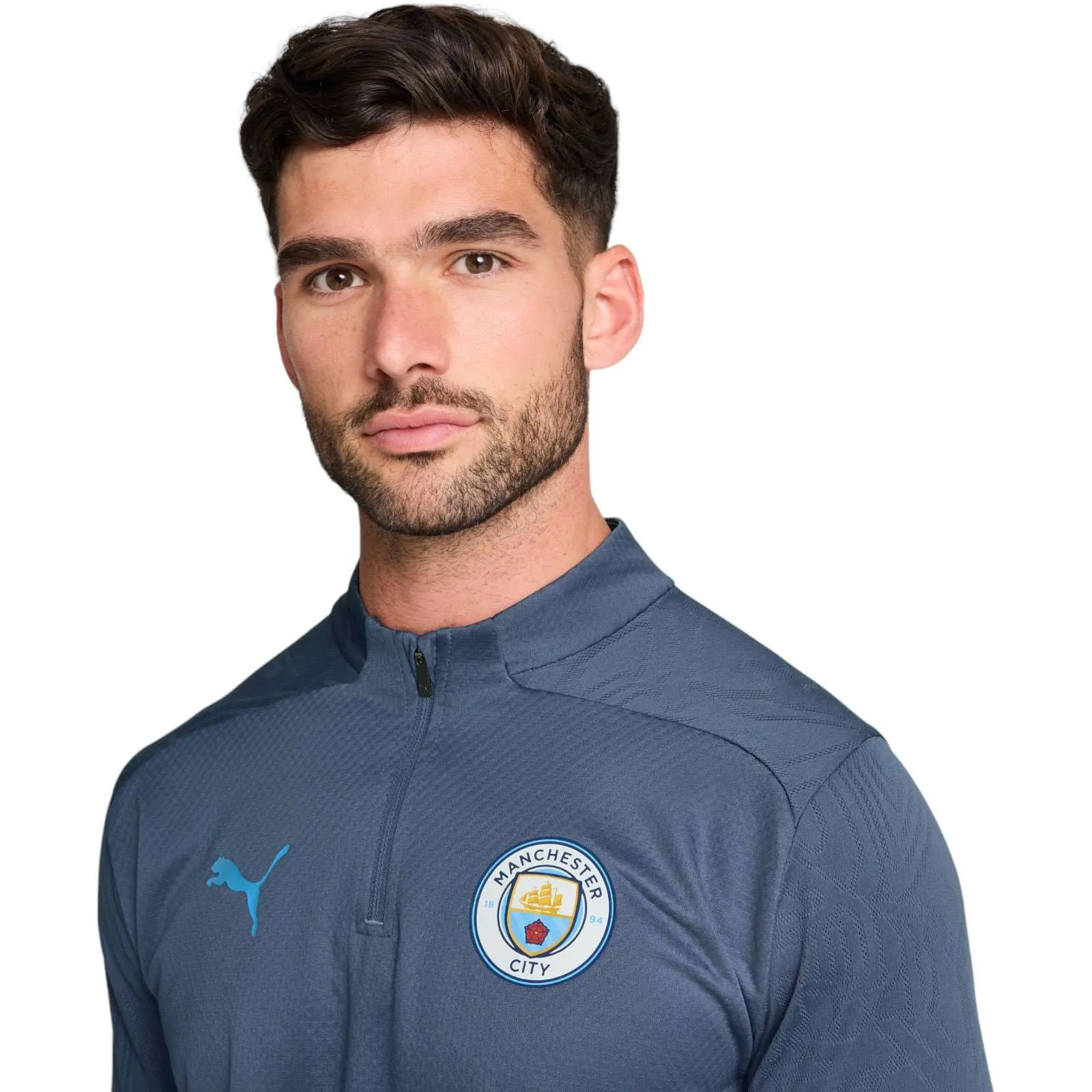 Puma Manchester City FC 2024/25 Quarter-Zip Home Training Top