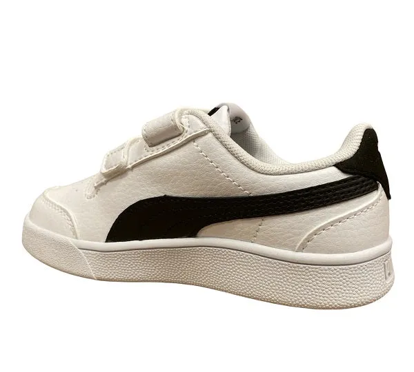 Puma sneakers da bambino Shuffle V Ps 375689 02 white black