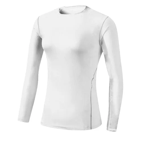 Quick Dry Workout Long Sleeve Solid Color Shirt