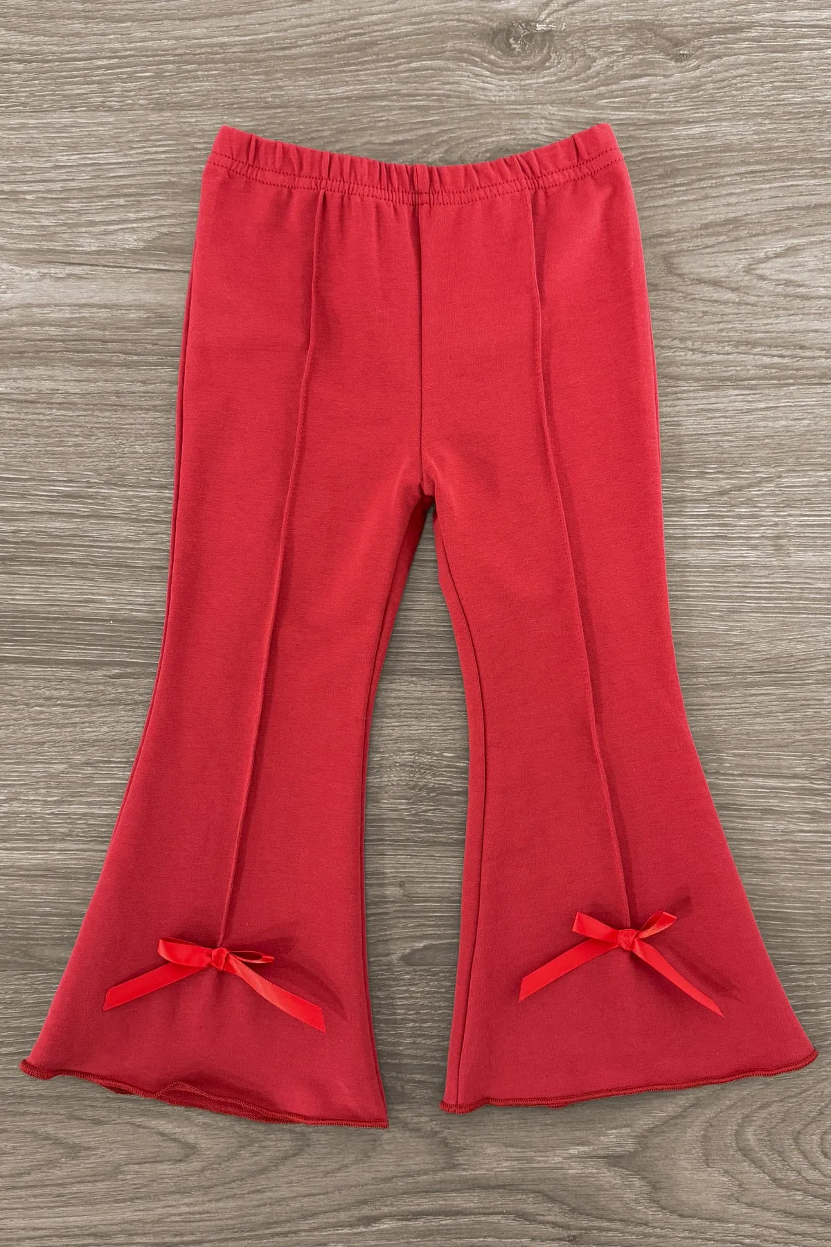 "Merry" Knit Pink Sweater Flare Pant Set