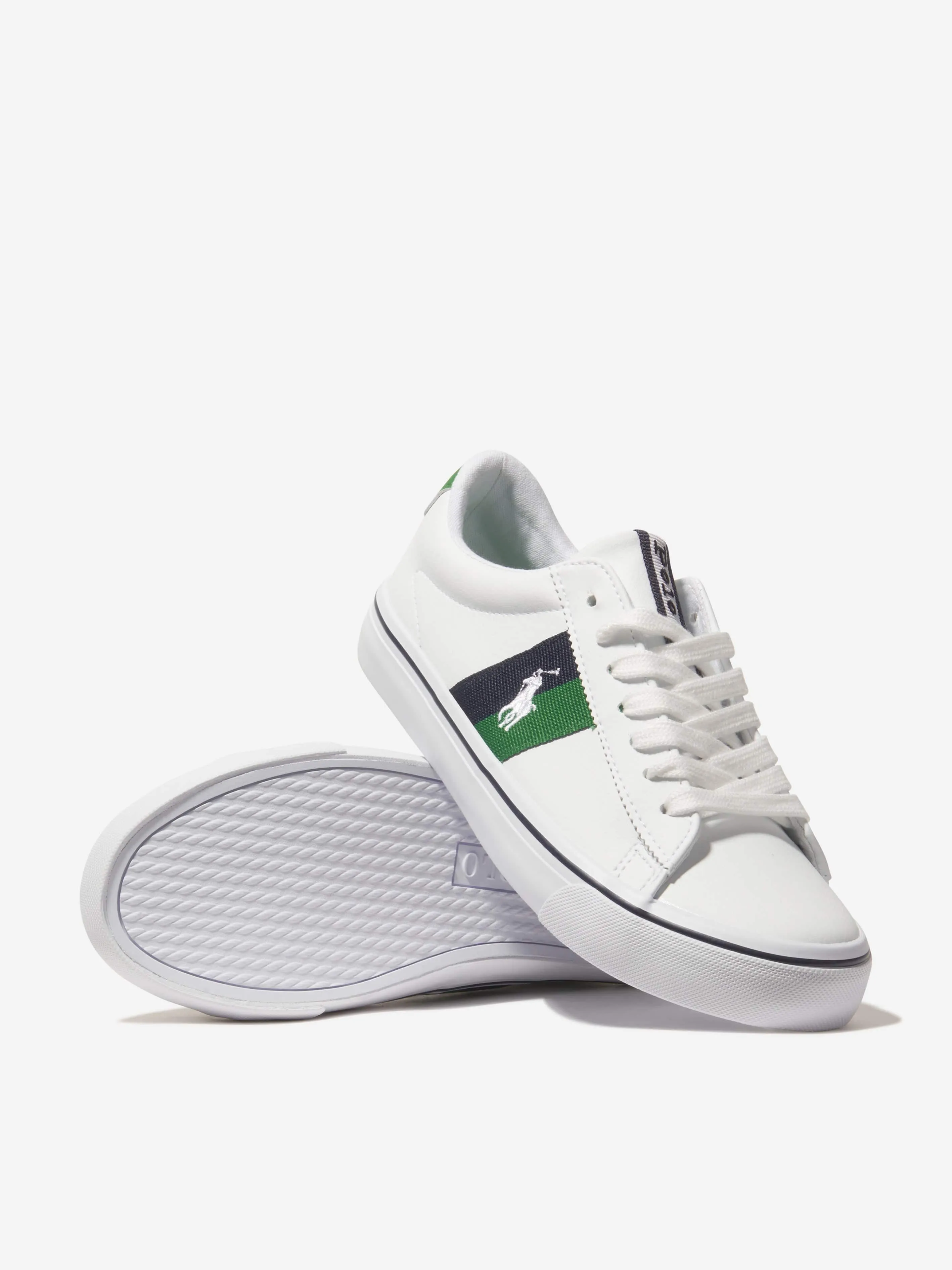 Ralph Lauren Boys Westcott II Trainers in White