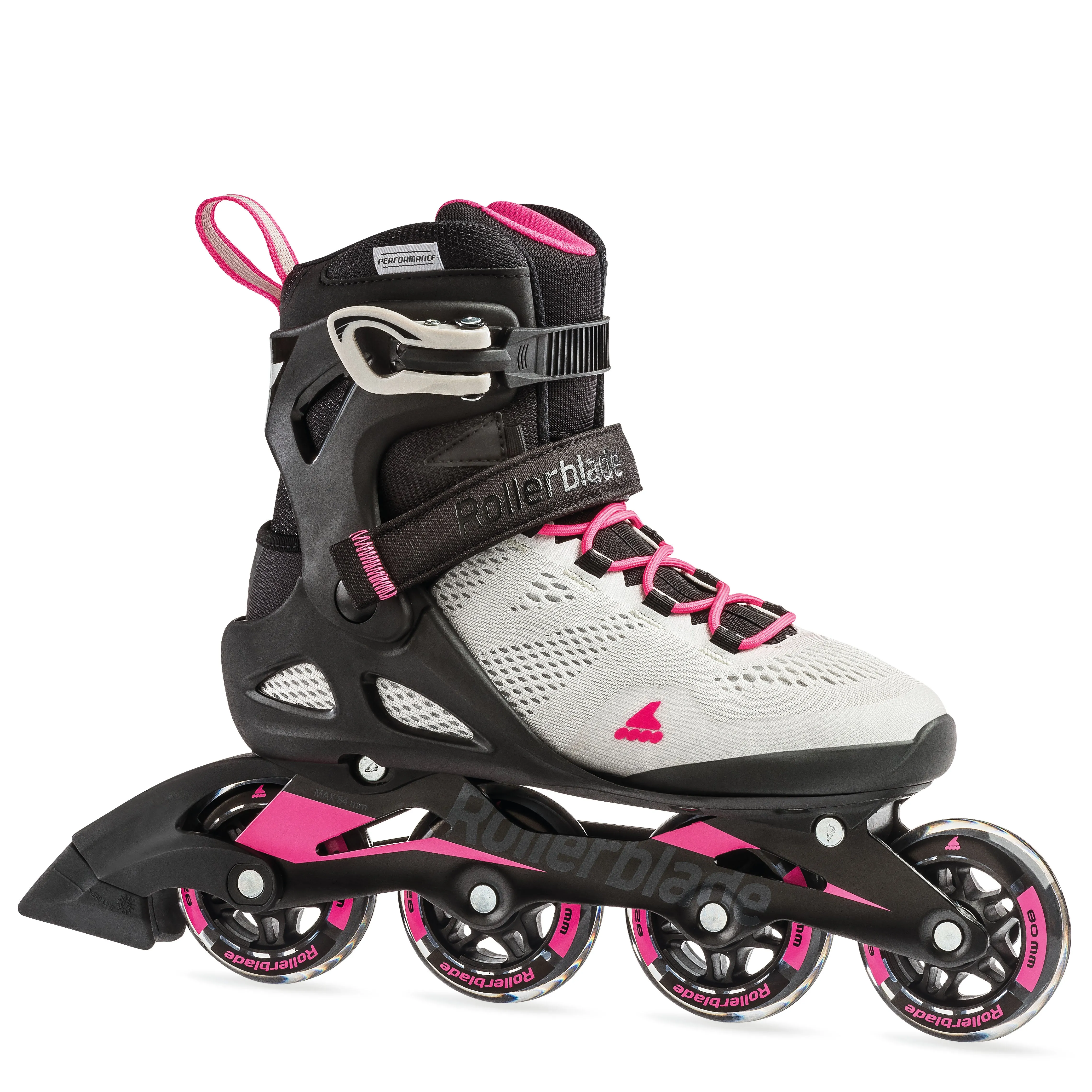 Rollerblade Macroblade 80 W - Cool Grey/ Candy Pink - Size 6 Only - Sale