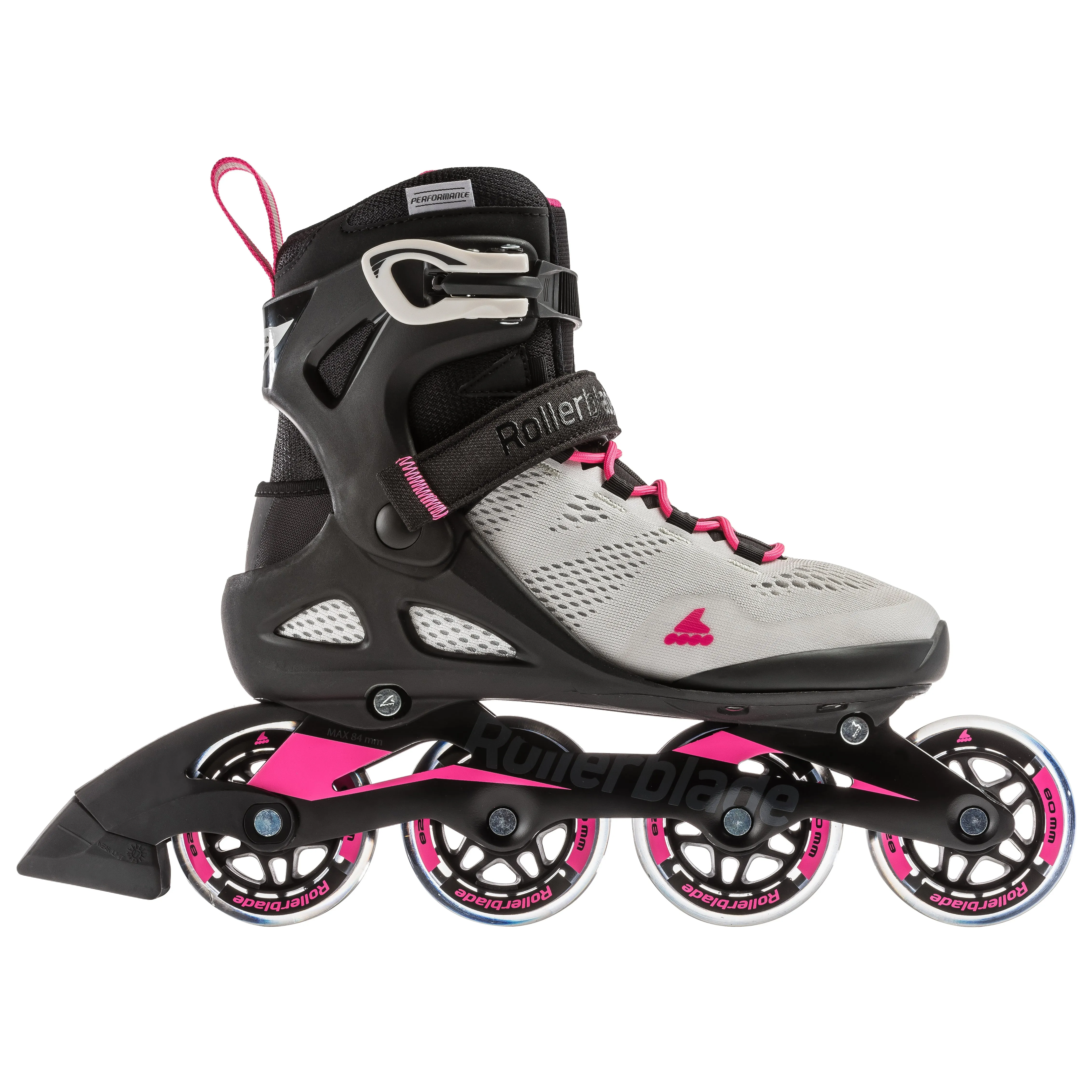 Rollerblade Macroblade 80 W - Cool Grey/ Candy Pink - Size 6 Only - Sale