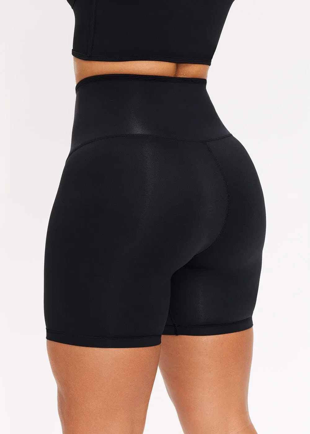 SaunaSculpt Zip Workout Shorts