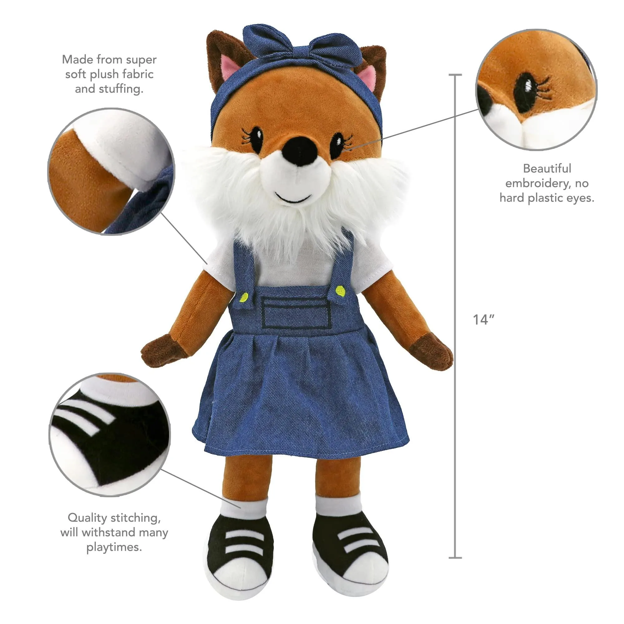 Sharewood Forest Friends 14 Inch Rag Doll Fiona the Fox