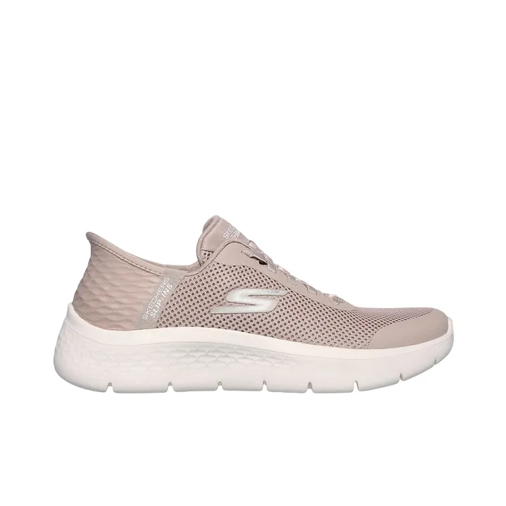 Skechers scarpa sneakers da donna Slip-ins Go Walk Flex Grand Entry 124836/TPE tortora