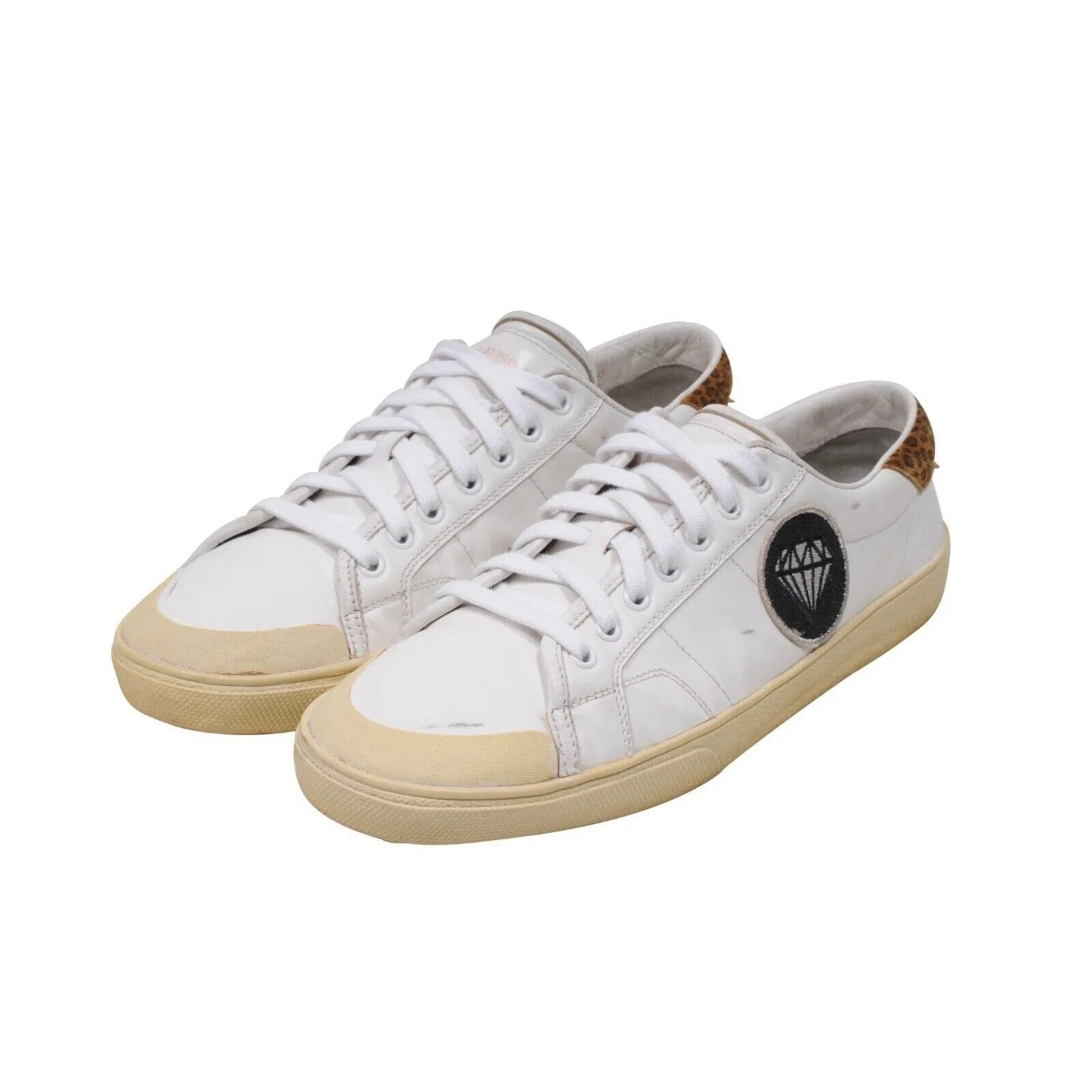 Sl37 Low Top Skate Diamond Patch Sneakers