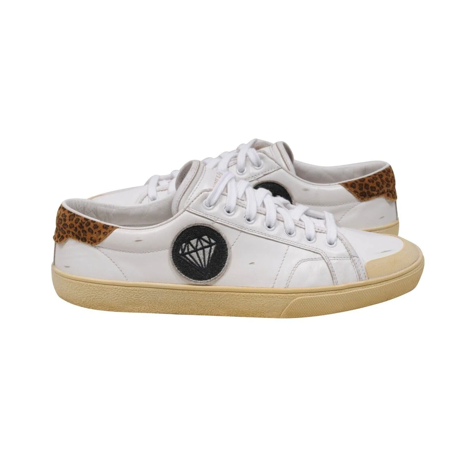 Sl37 Low Top Skate Diamond Patch Sneakers