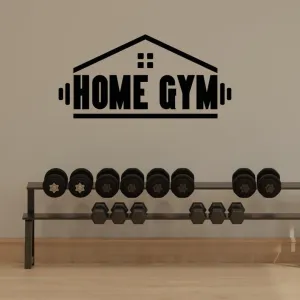 SnappySticker Fitness Workout Weight Room Exercise Sports Bodybuilding Wall Sticker PVC Vinyl Easy to Stick (27 X 55)