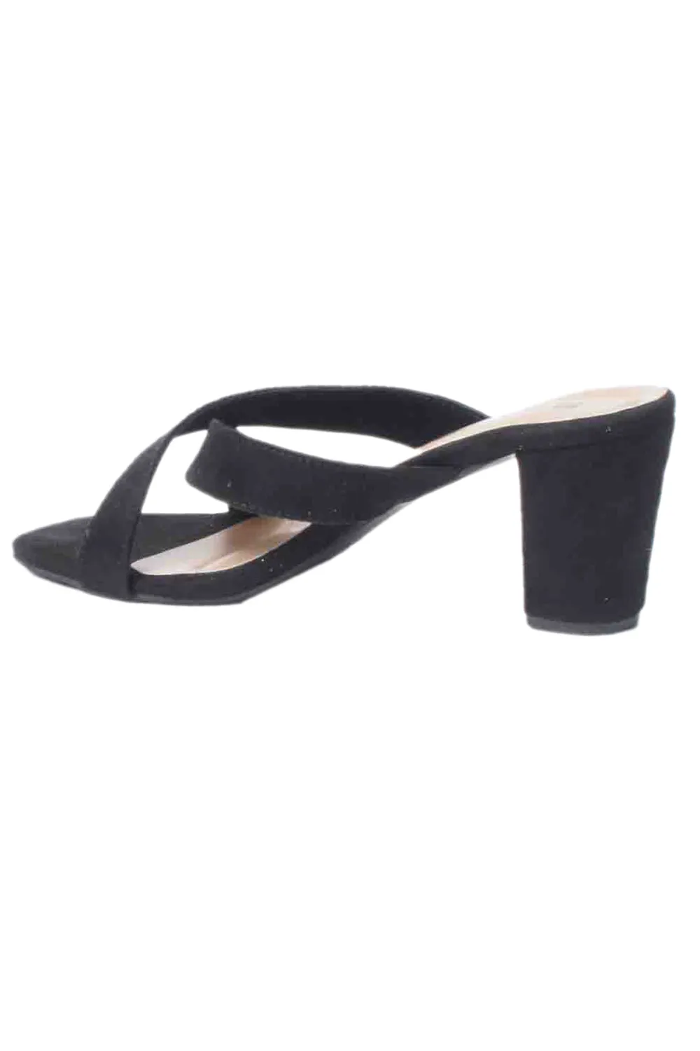 SOLES Black Block Heels - Classic & Versatile Footwear