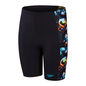 Speedo Boys Digital Allover Jammer Black