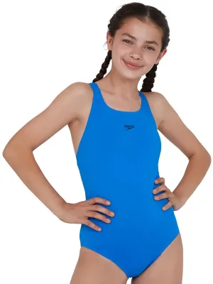 Speedo Girls Essential Endurance  Medalist One Piece - Bondi Blue