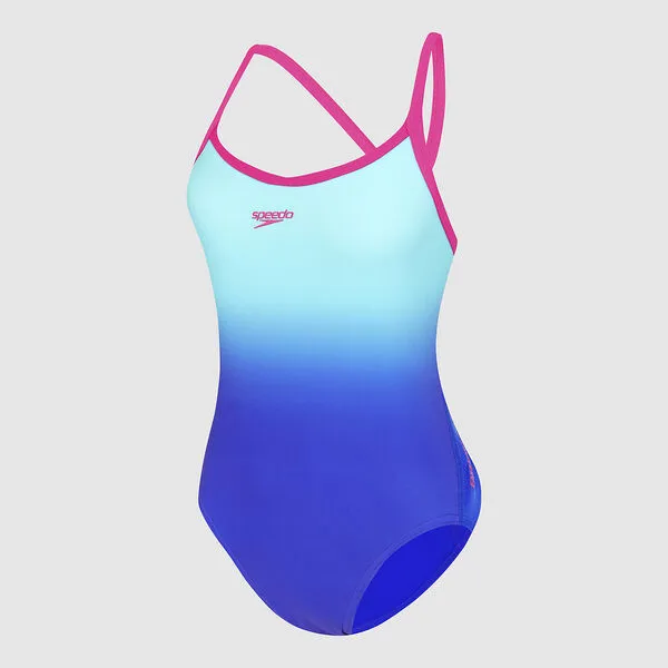 Speedo Womens Eco Ombre Turnback