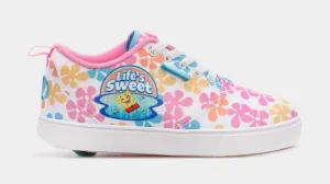 Spongebob Pro 20 Grade School Lifestyle Shoes (White/Pink)