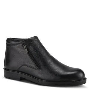 Spring Step Shoes Elliot Men's Premium Black Leather Ankle Boots