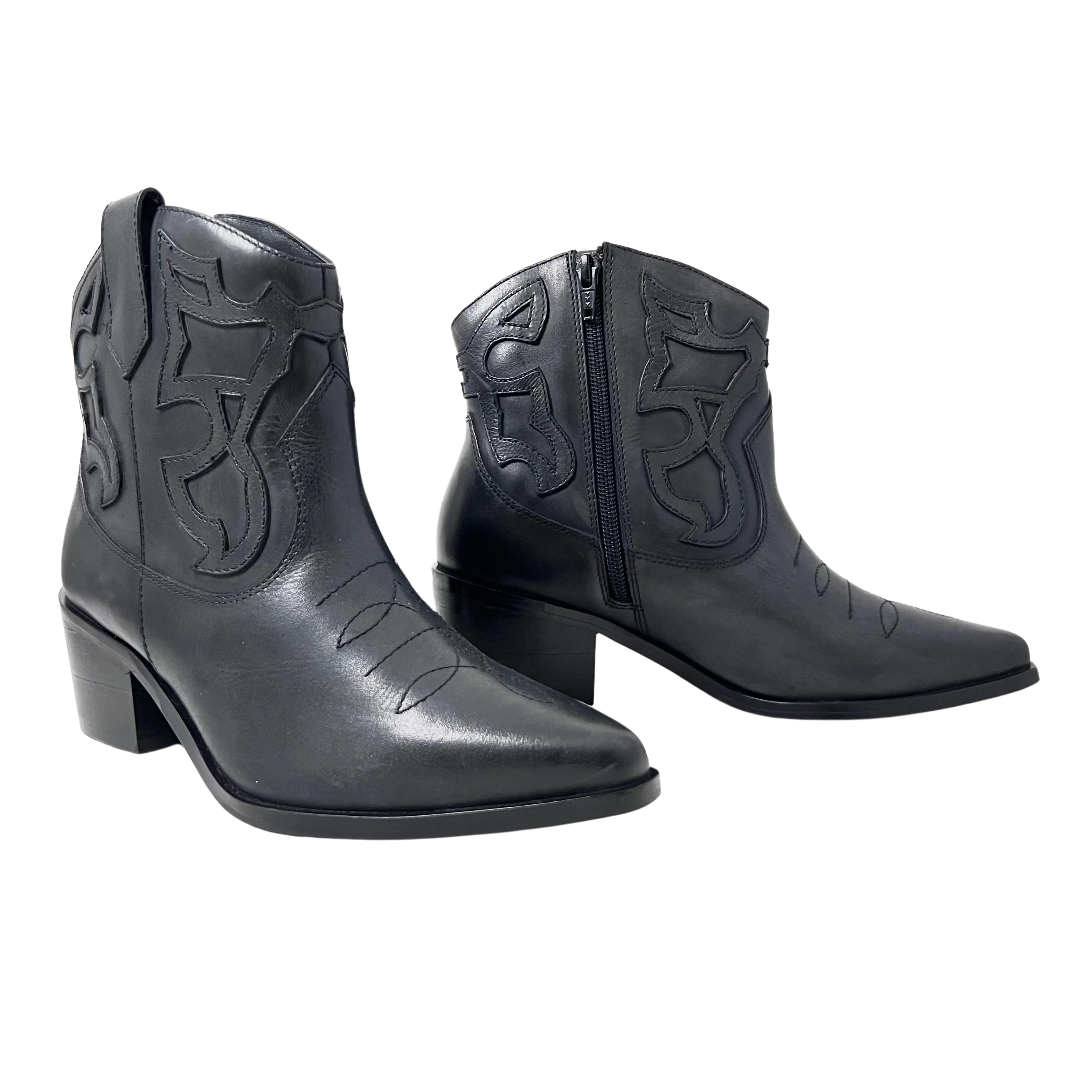 Stevie Black Western boot