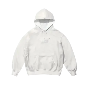 Supreme x Margiela MM6 Box Logo Hooded Sweatshirt White