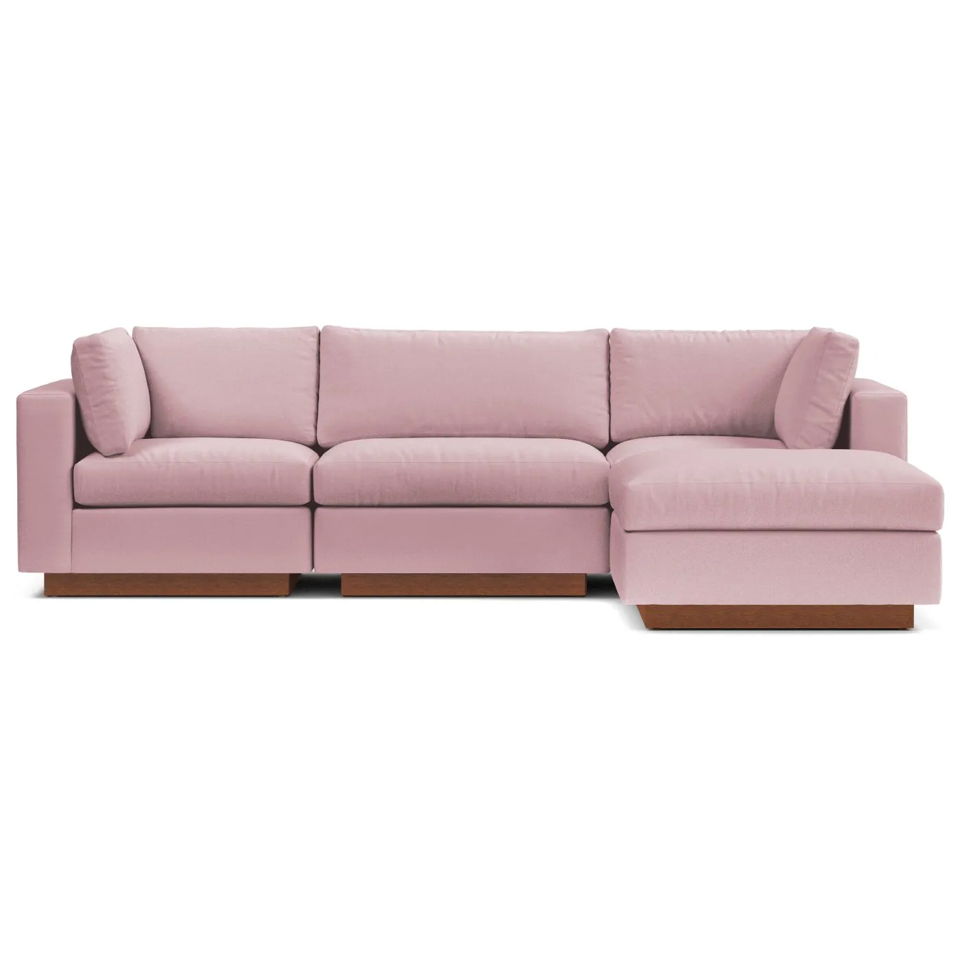 Taylor Plush 4pc Modular Chaise Sectional Sofa