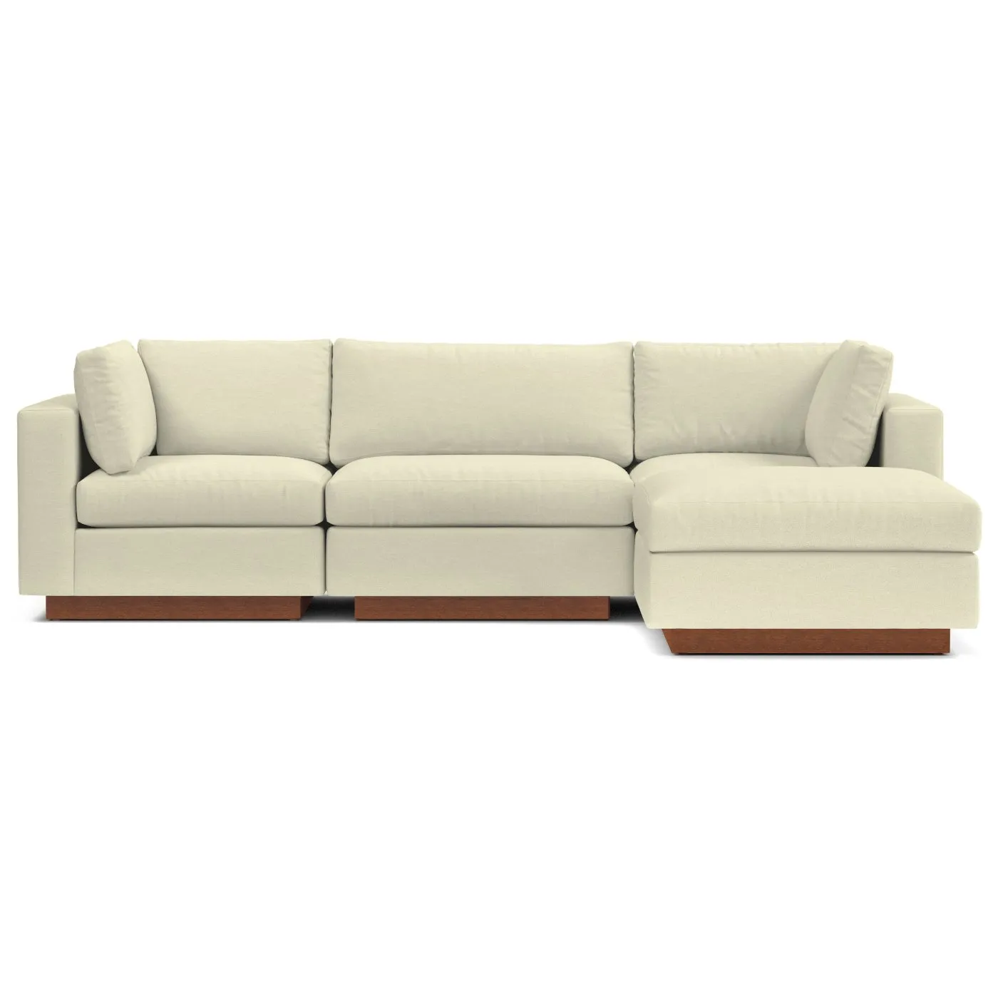 Taylor Plush 4pc Modular Chaise Sectional Sofa