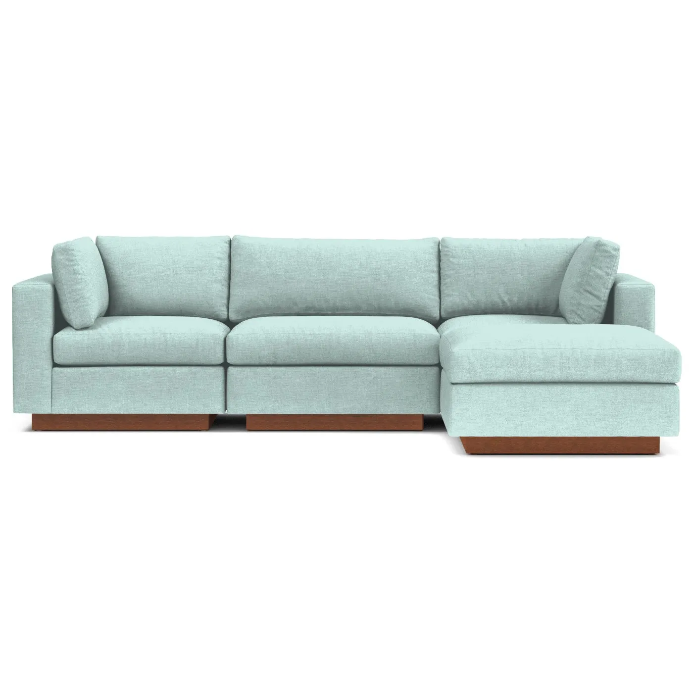 Taylor Plush 4pc Modular Chaise Sectional Sofa