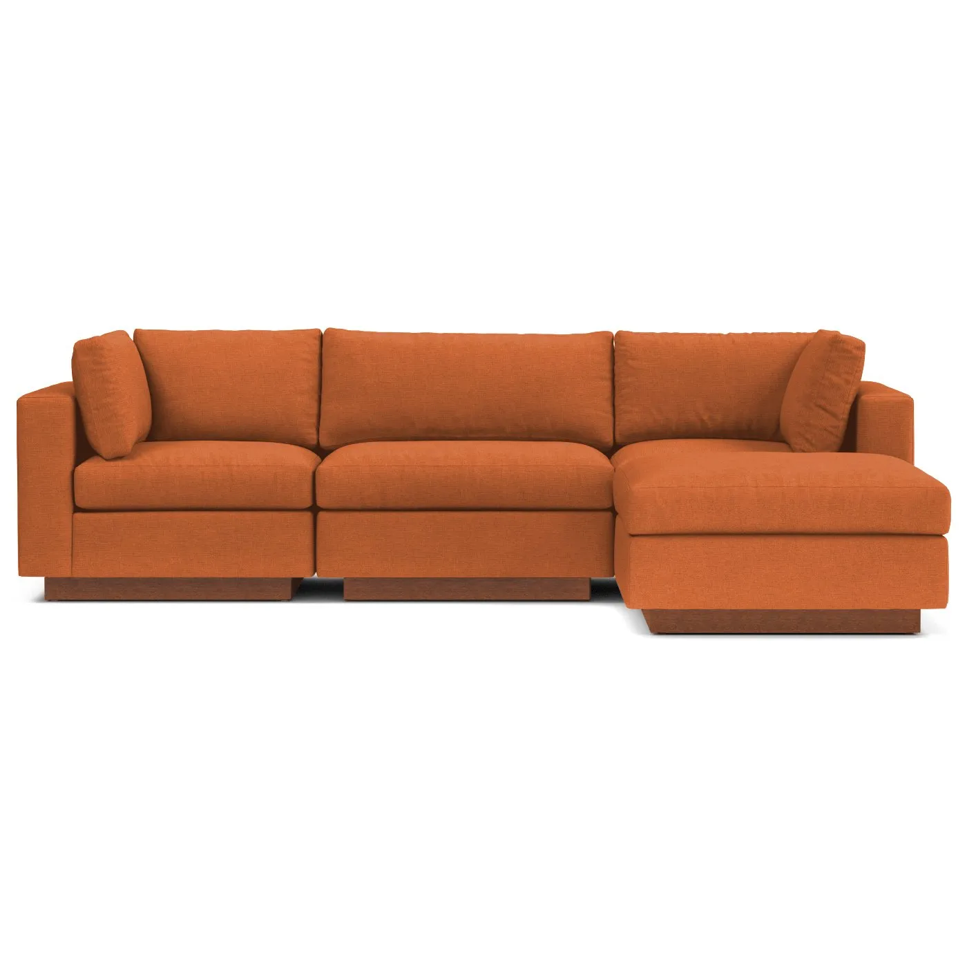 Taylor Plush 4pc Modular Chaise Sectional Sofa