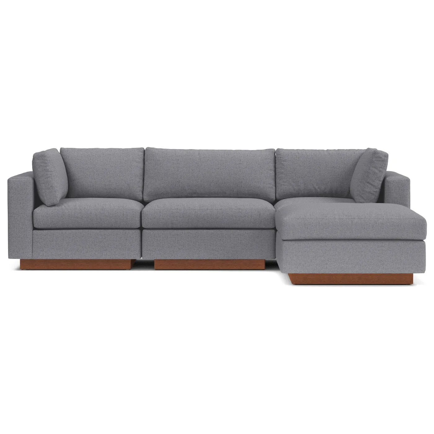 Taylor Plush 4pc Modular Chaise Sectional Sofa