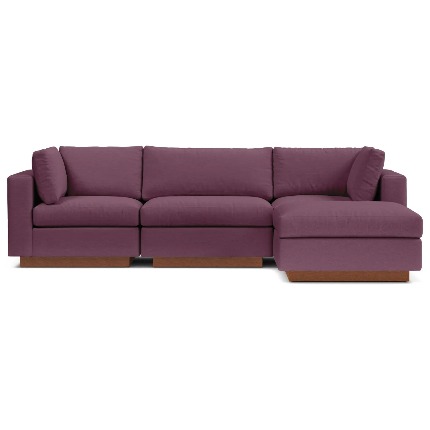 Taylor Plush 4pc Modular Chaise Sectional Sofa