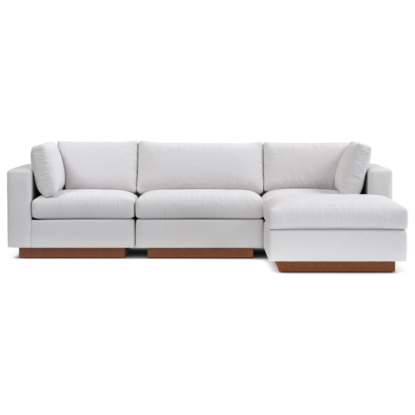 Taylor Plush 4pc Modular Chaise Sectional Sofa