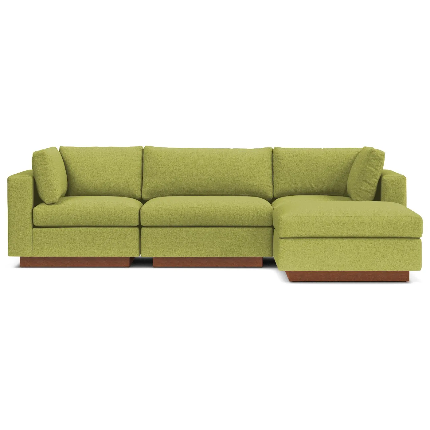 Taylor Plush 4pc Modular Chaise Sectional Sofa