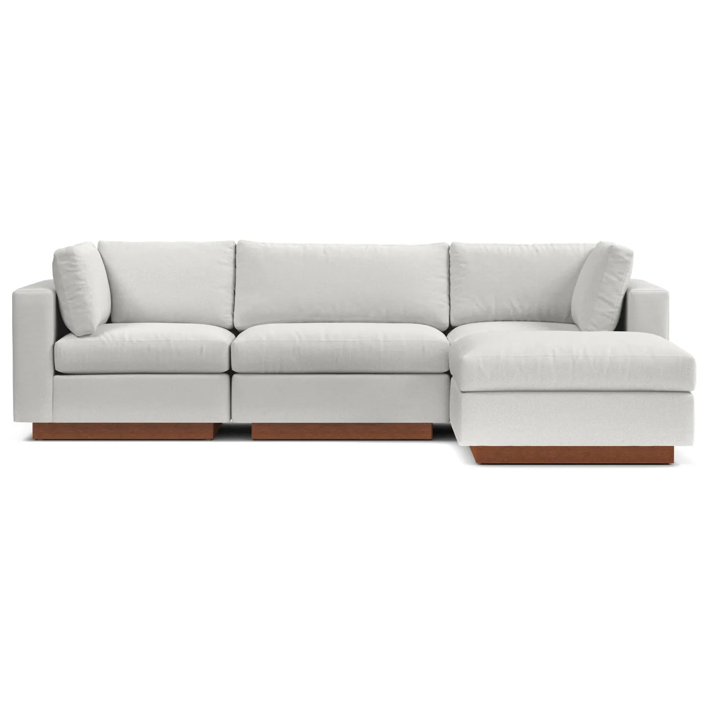 Taylor Plush 4pc Modular Chaise Sectional Sofa