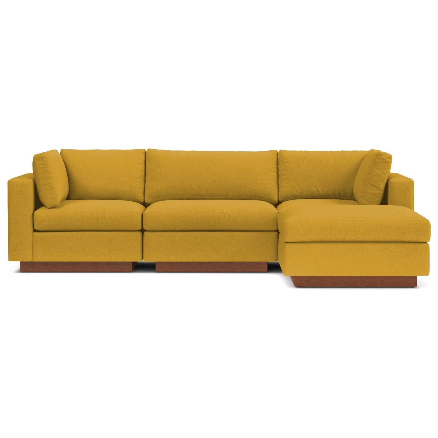 Taylor Plush 4pc Modular Chaise Sectional Sofa