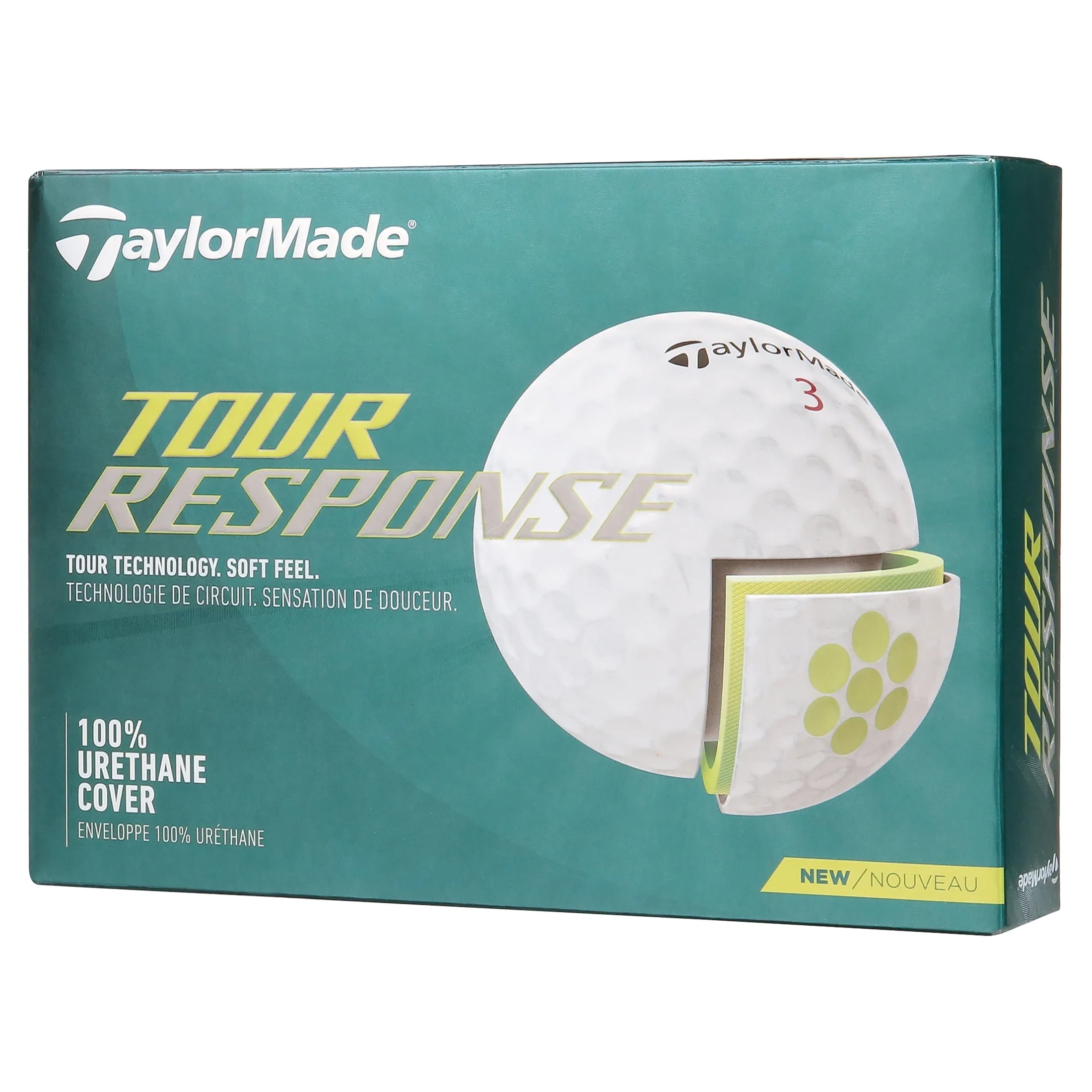 TaylorMade 2022 Tour Response Golf Balls 12 Pack, White