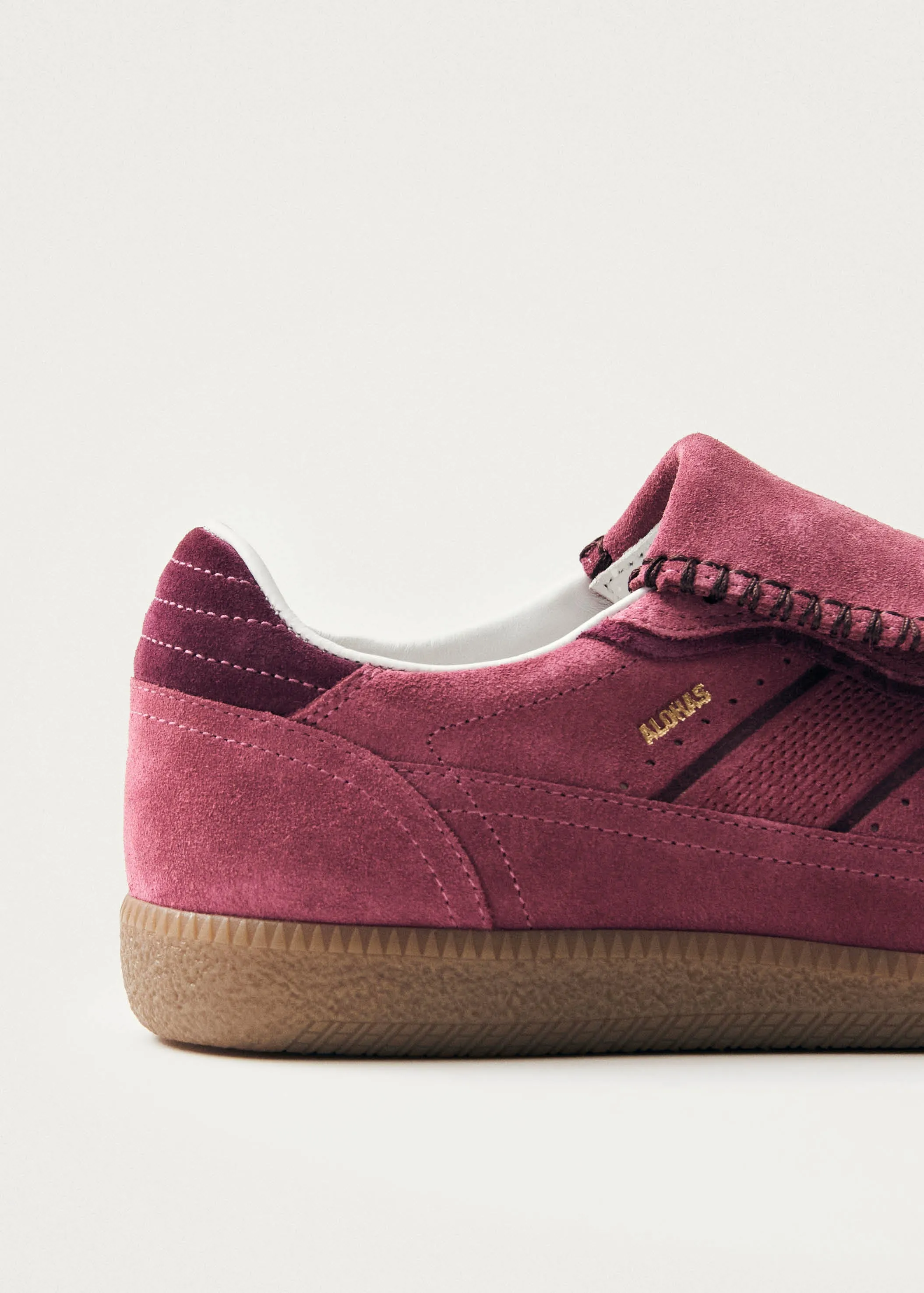 Tb.490 Club Suede Raspberry Leather Sneakers