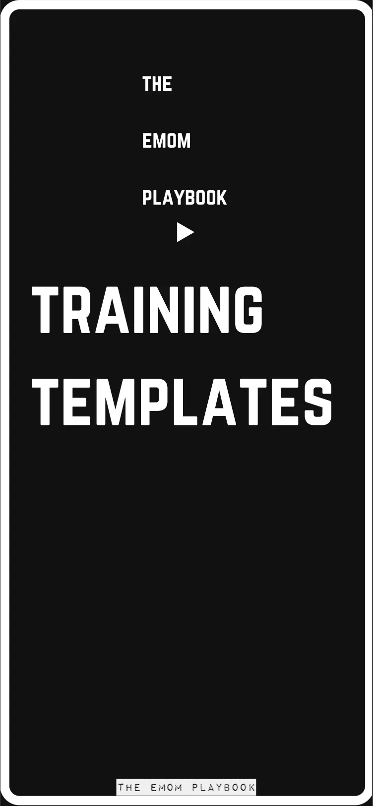 The EMOM Playbook: Training Templates - Andrew Tracey