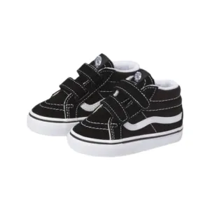 Toddler SK8 Mid Reissue V Black White by Vans