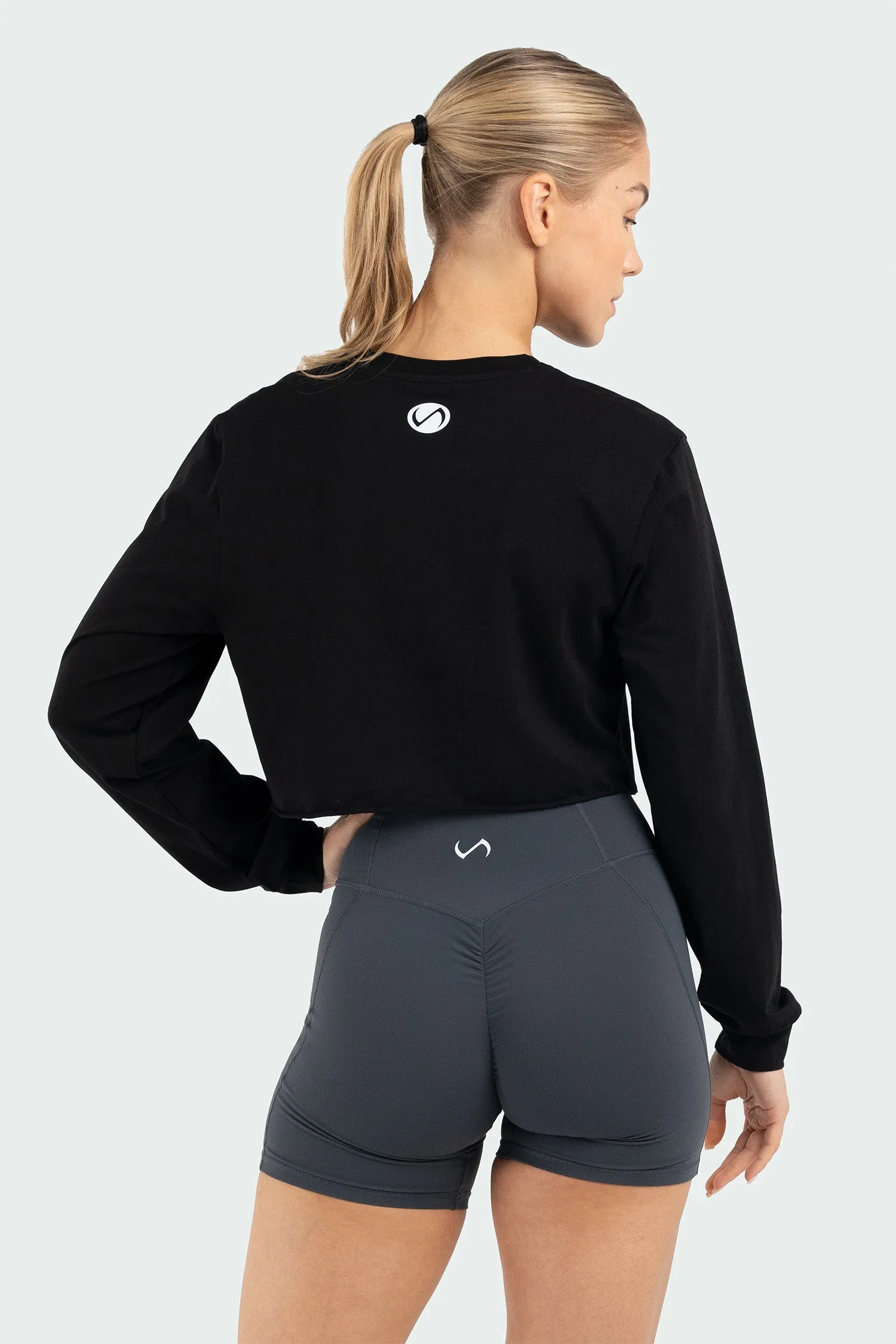 Train Long Sleeve Crop Tee