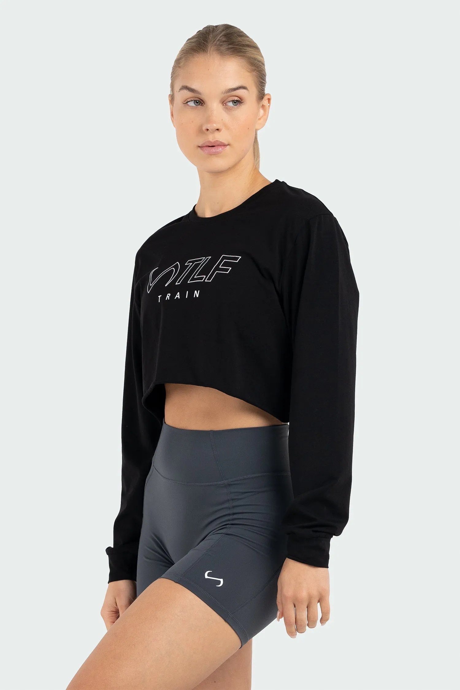 Train Long Sleeve Crop Tee