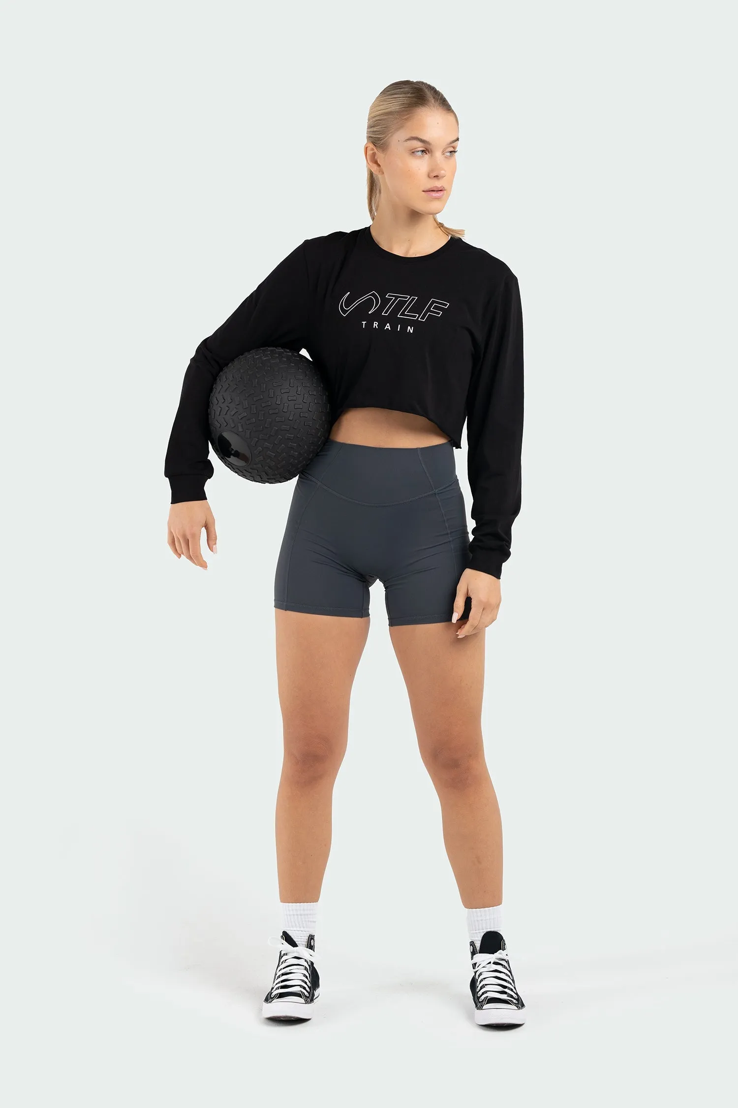 Train Long Sleeve Crop Tee