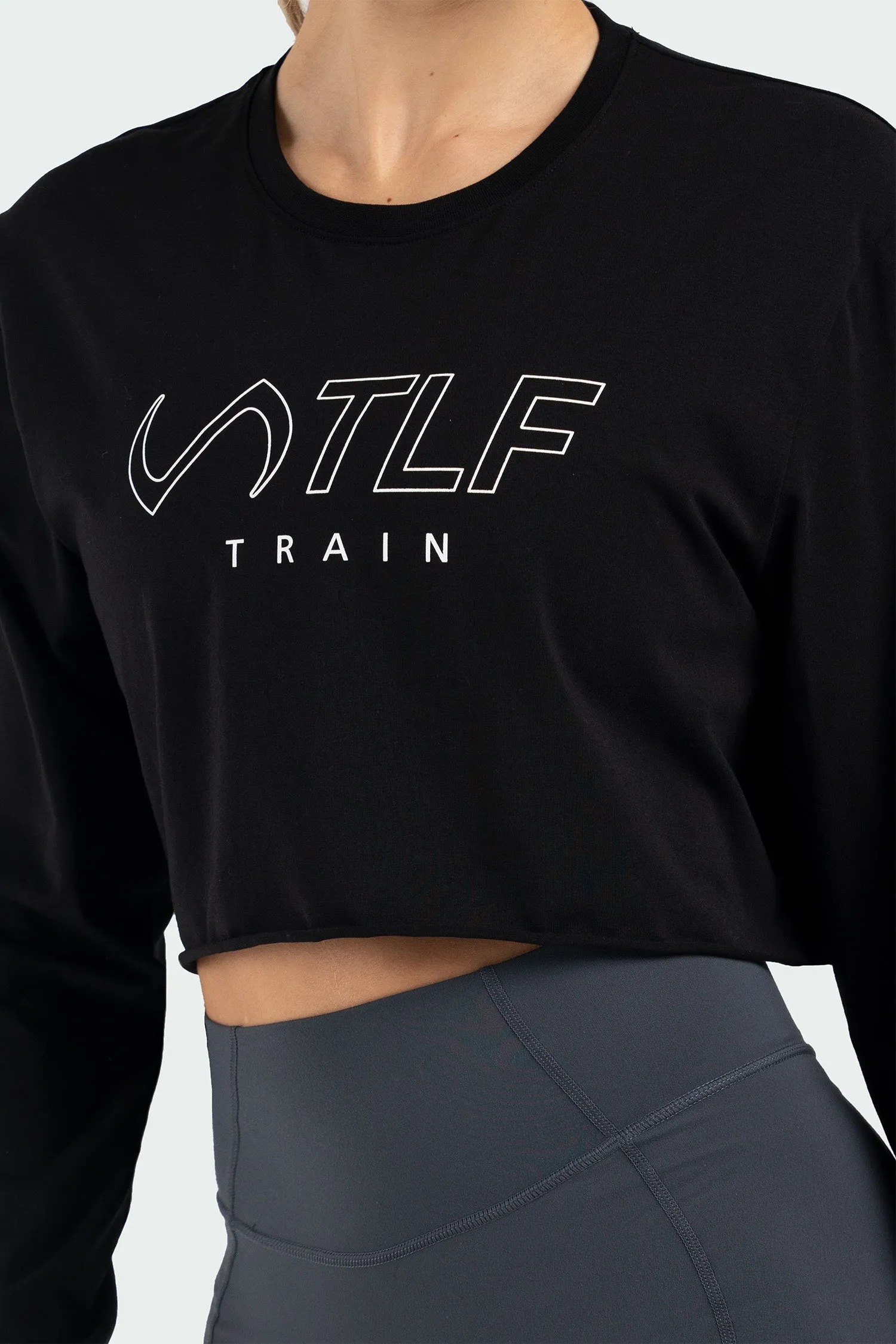 Train Long Sleeve Crop Tee