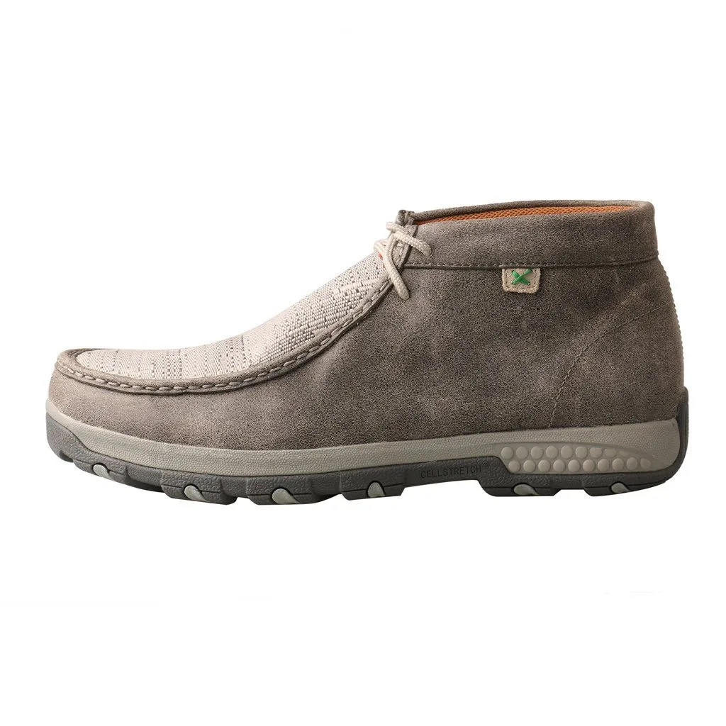 Twisted X Men's - 4" Grey Fabric Moc Chukka