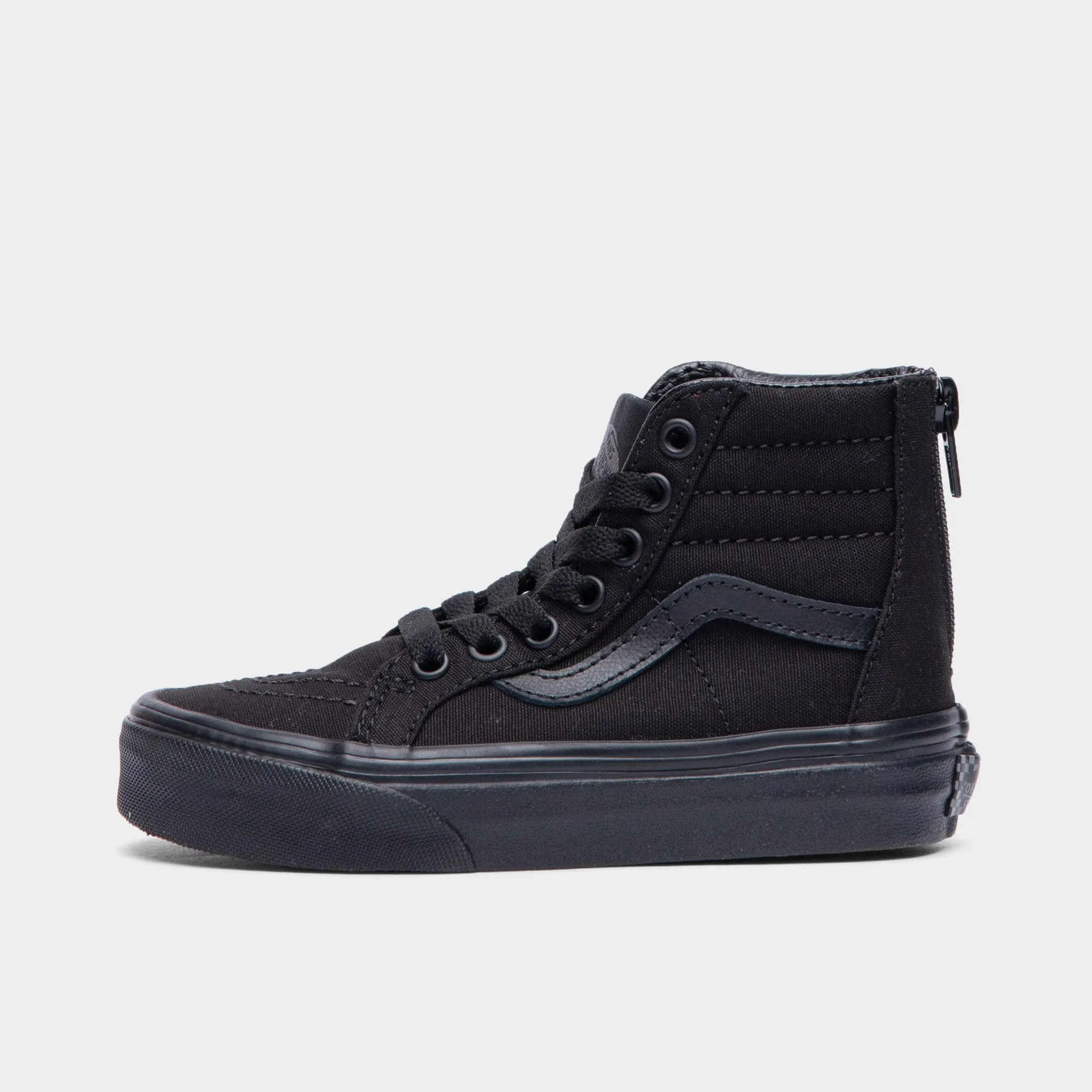 Vans Children's Sk8-Hi Zip (Pop Check) Black / Black