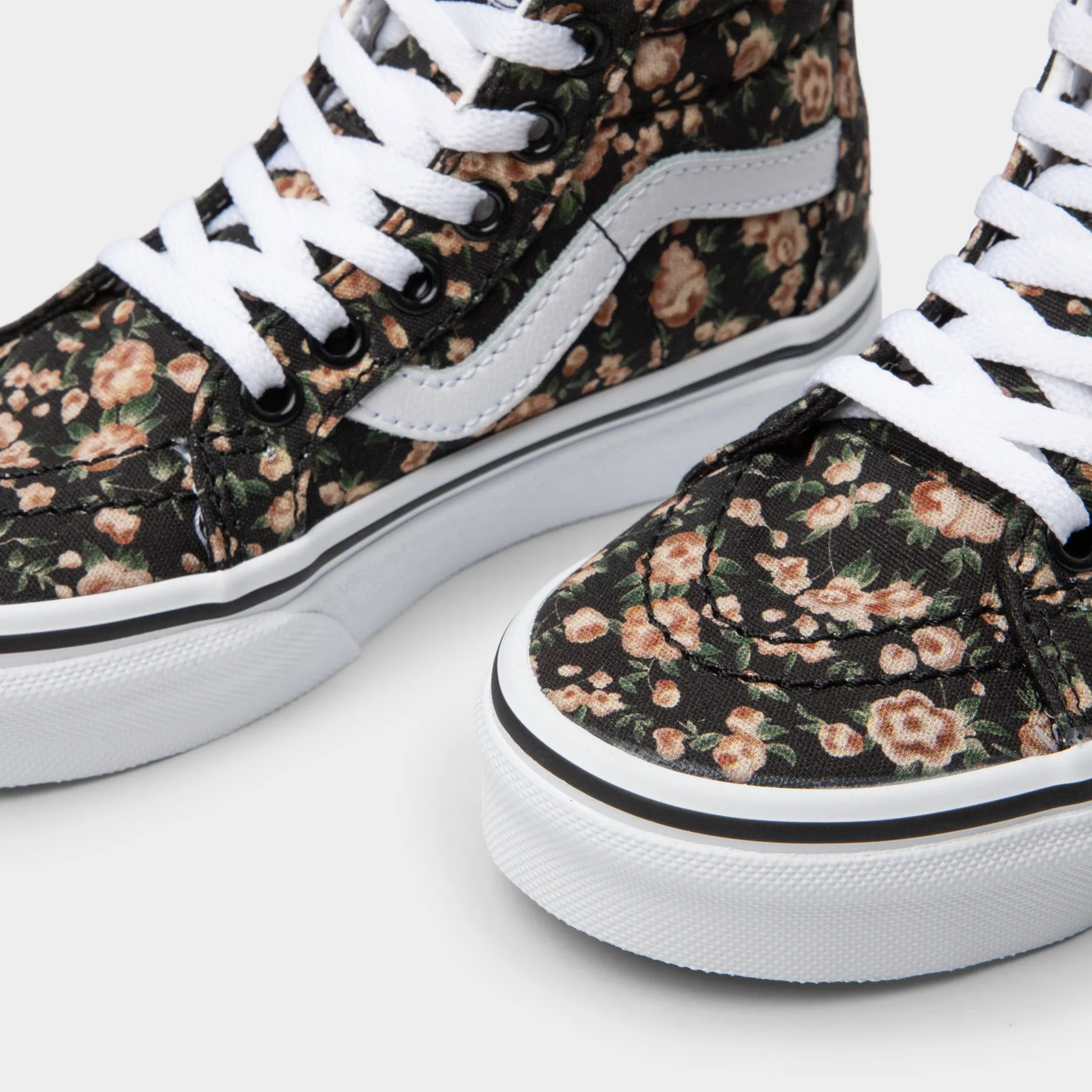 Vans Children's Sk8-Hi Zip Rose Dreams Black / White