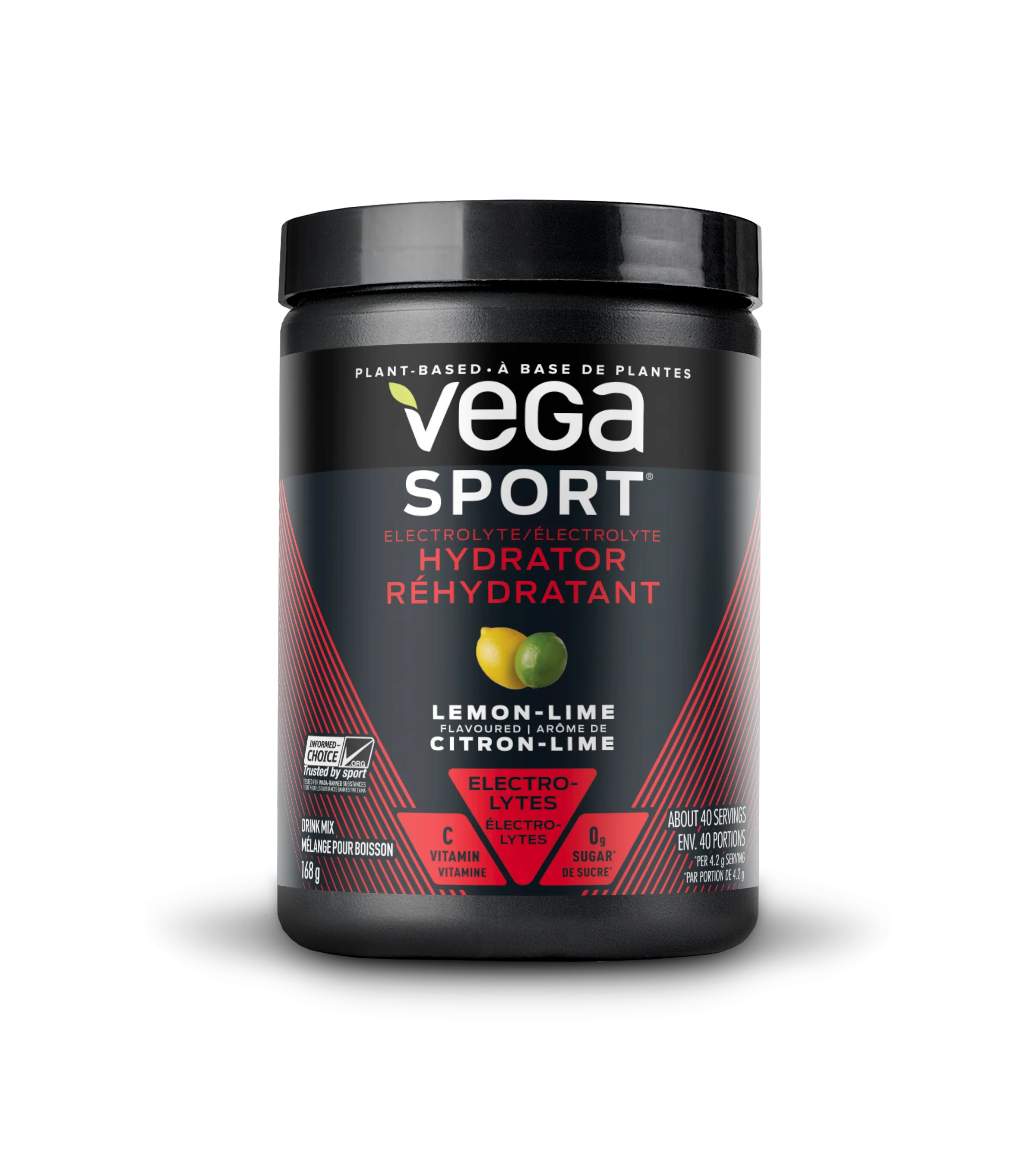 Vega Sport Electrolyte Hydrator Lemon Lime Flavour 168g