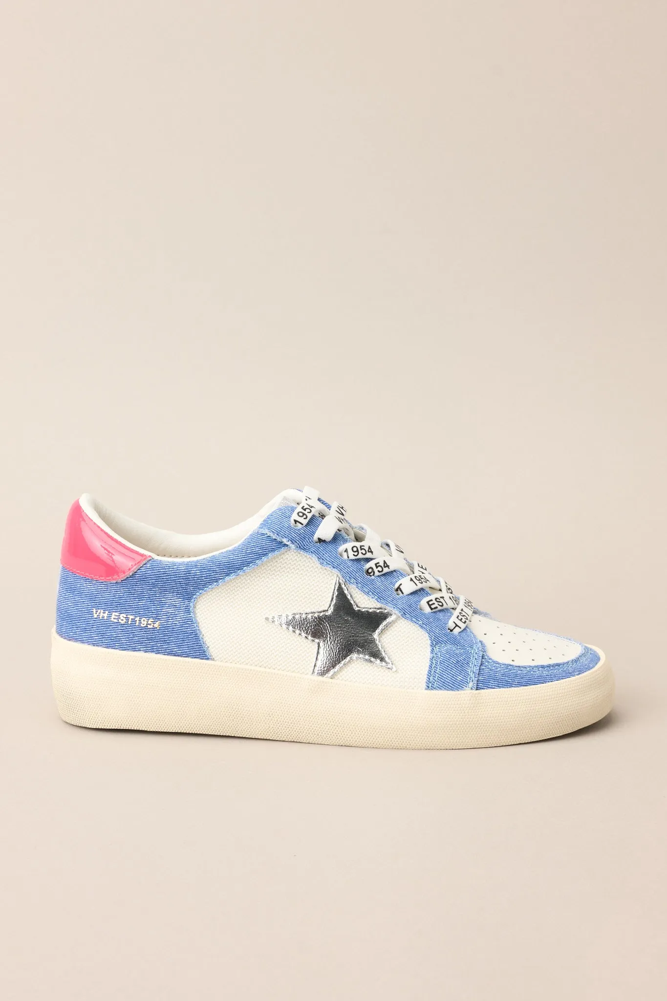 Vintage Havana Reflex 25 Denim & Pink Pop Sneakers