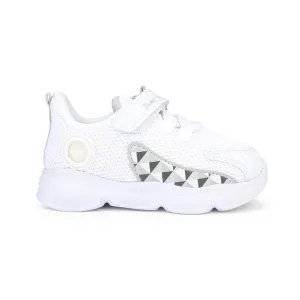 WHITE LACE UP BABY UNISEX SNEAKERS