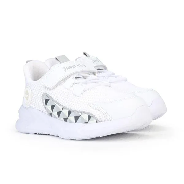 WHITE LACE UP BABY UNISEX SNEAKERS