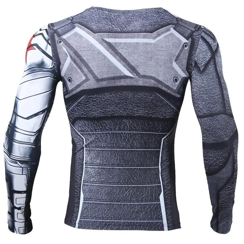 WINTER SOLDIER Compression Shirt For Men (Long Sleeve)