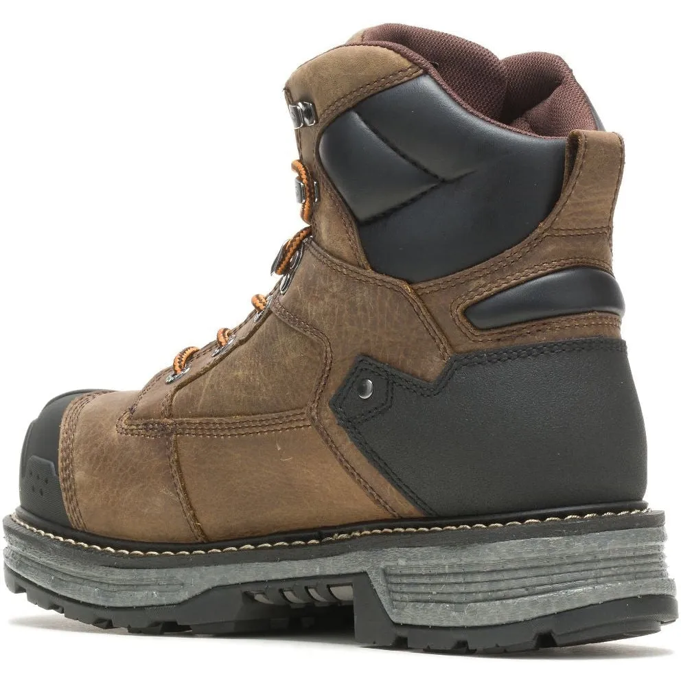 Wolverine Men's Hellcat UltraSpring 6" WP Work Boot - Brown - W211135