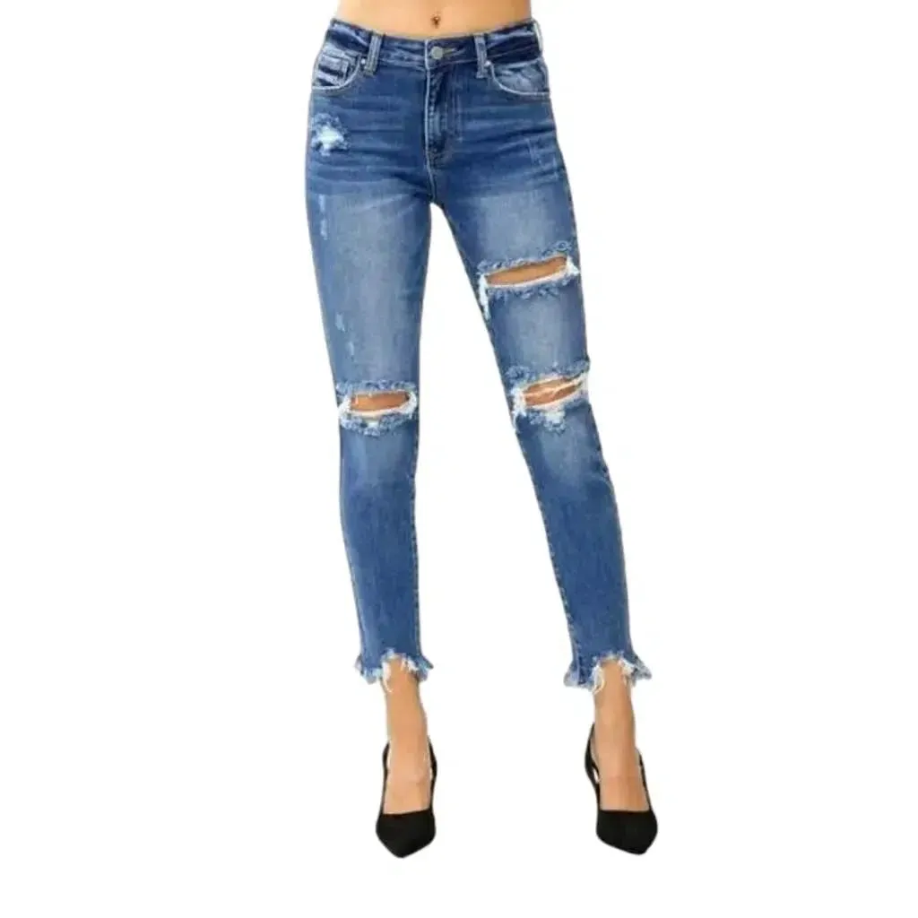 Women's ankle-length jeans