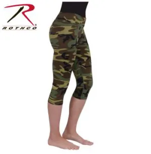 Womens Camo Workout Performance Capris